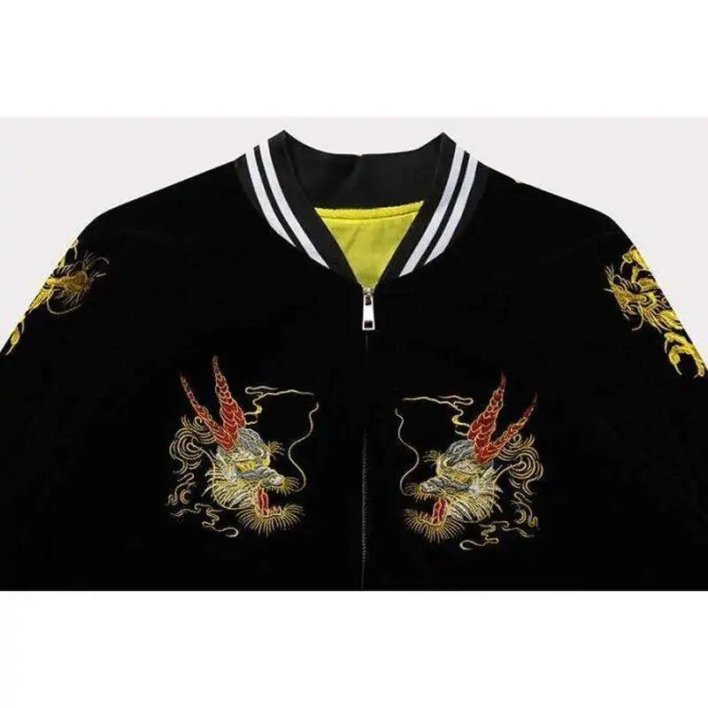 Japanische Drachen Bomberjacke | Streetwear im asiatischen Stil