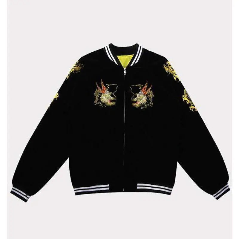 Japanische Drachen Bomberjacke | Streetwear im asiatischen Stil