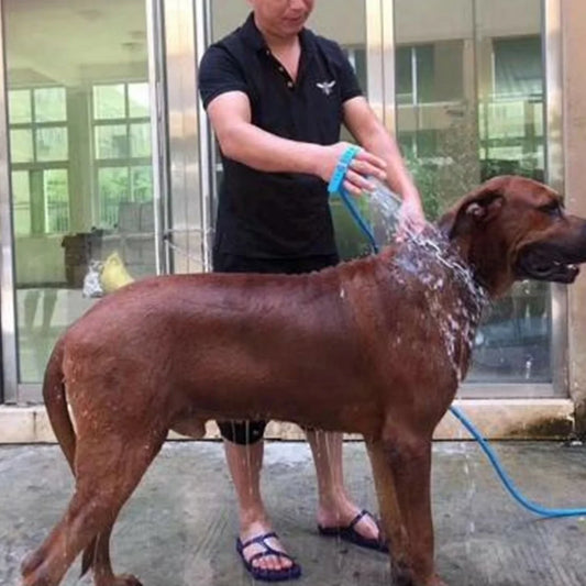 Haustier Dusch- und Massagebürste | 2-in-1 Pflege für Hunde & Katzen