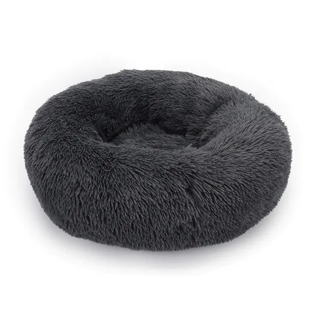 Flauschiges Haustierbett | Beruhigendes Kuschelbett für Hunde & Katzen