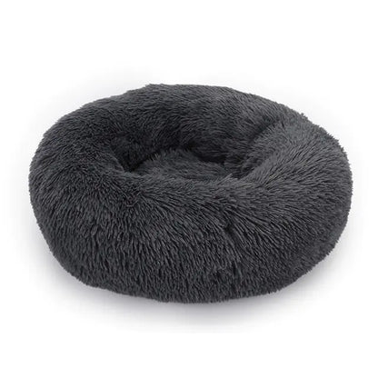 Flauschiges Haustierbett | Beruhigendes Kuschelbett für Hunde &amp; Katzen